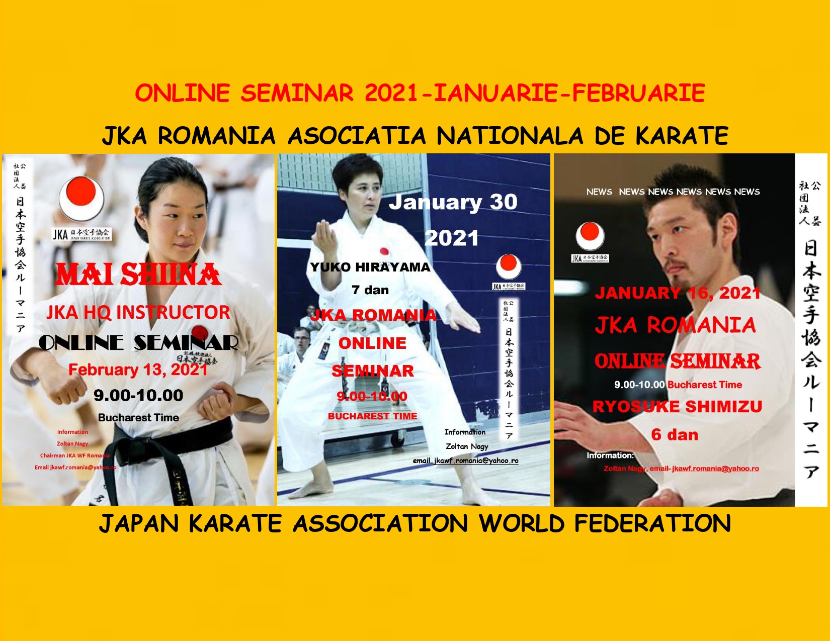 Pandemia si Seminariile On line!
